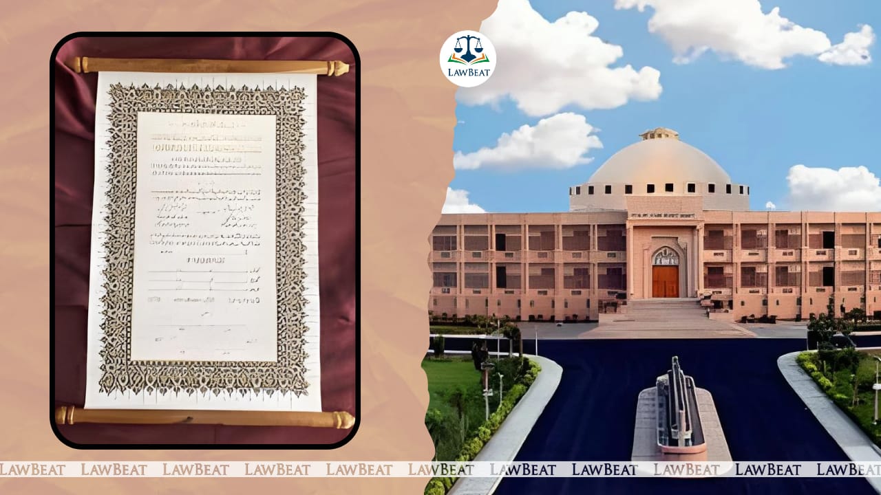 Nikah-Namas Must Include Hindi or English, Not Only Urdu Which is Not Widely Known to Society : Rajasthan HC Nikah-Namas Must Include Hindi or English, Not Only Urdu Which is Not Widely Known to Society : Rajasthan HC